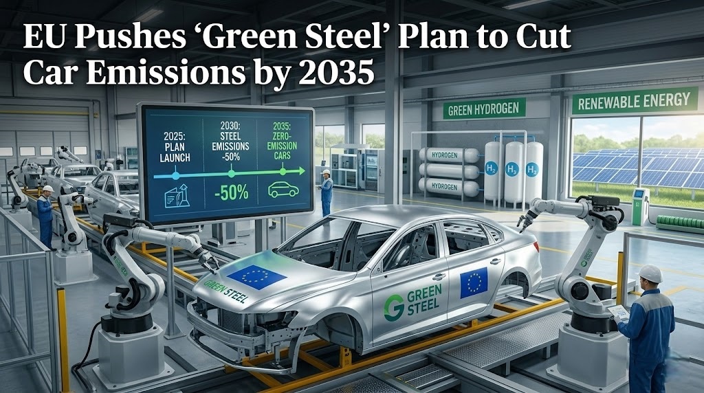 EU Pushes 'Green Steel' Plan to Cut Car Emissions by 2035